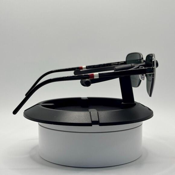 NEW Men's Y2K Ralph Lauren Semi-Rimless Sunglasses Polo 3062 Gun/G15 56/17 Italy - Picture 7 of 10